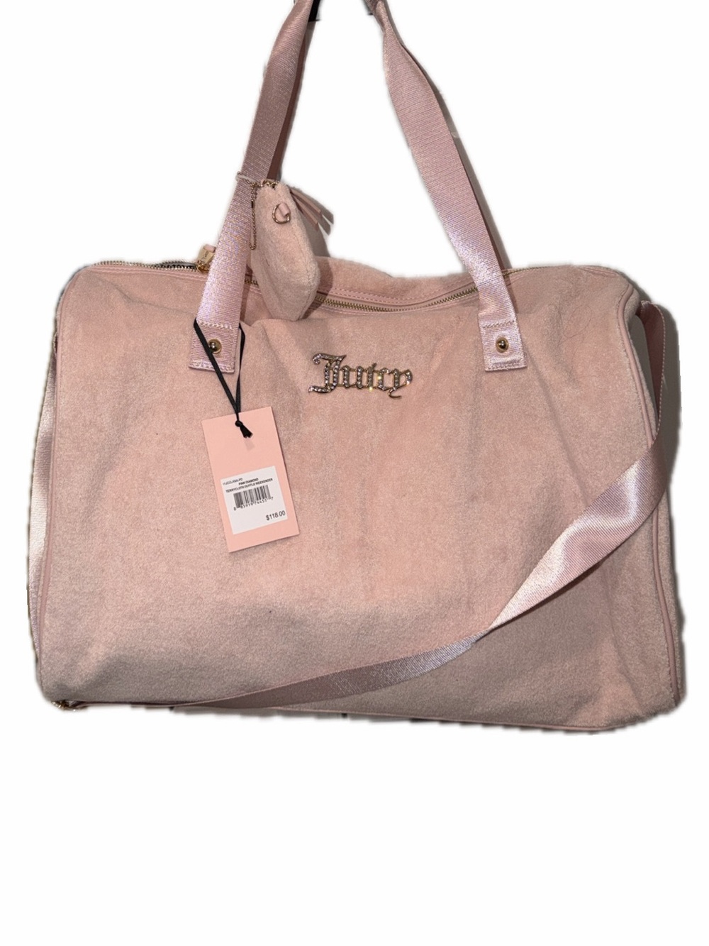 NWT Juicy Couture Pink Weekender Bag